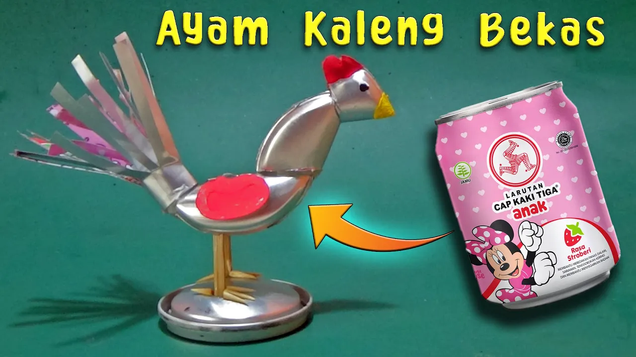 4 ide kreatif dari botol kaleng bekas