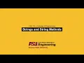 CSE110 - Strings and String Methods