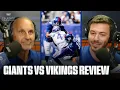 Giants vs Vikings Review Big Blue Kickoff Live New York Giants