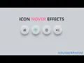 Neumorphism Icons Hover Effects Using HTML CSS Neumorphism