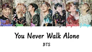 BTS You Never Walk Alone Color Coded 