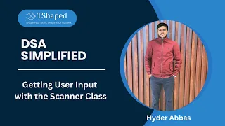 User Input in Java Using Scanner Class Java Simplified