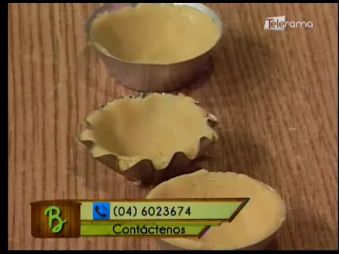 Tartaletas rellenas de frutas 