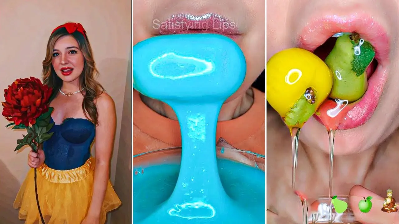 😋 ASMR Eating Storytime 💋 Satisfying lips 💋 || @Brianna Mizura || POVs Tiktok Compilations 🎉2024 #