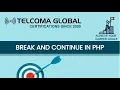 32 PHP Tutorial BREAK and CONTINUE in PHP