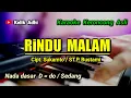 Lagu KERONCONG RINDU MALAM - KARAOKE NADA SEDANG