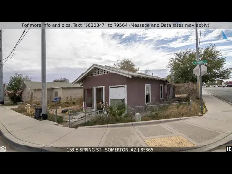 Download MP3 Priced at $125,000 - 153 E Spring St, Somerton, AZ 85365