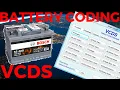 BATTERY CODING USING VCDS UDS Protocol