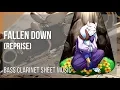 Bass Clarinet Sheet Music How to play Fallen Down Reprise by Toby Fox