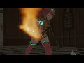 Flame Breathing Mythra Shrinking Animation