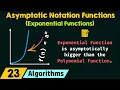 Functions in Asymptotic Notations Exponential Functions