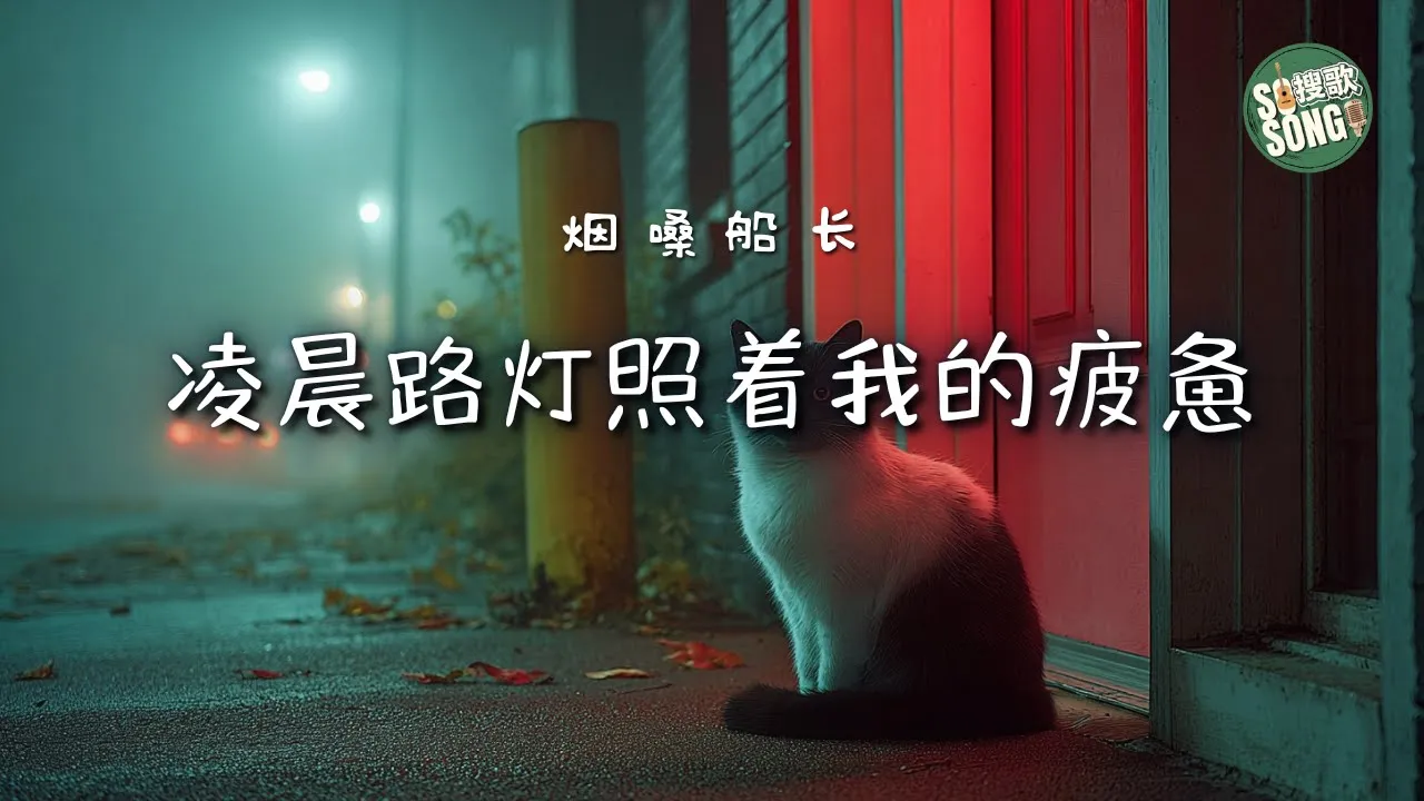 烟嗓船长 - 凌晨路灯照着我的疲惫|Yan Sang Chuan Chang - Ling Chen Lu Deng Zhao Zhuo Wo De Pi Bei【高音质・动态中英拼音歌词】 烟嗓船长 - 凌晨路灯照着我的疲惫|Yan Sang Chuan Chang - Ling Chen Lu Deng Zhao Zhuo Wo De Pi Bei【高音质・动态中英拼音歌词】