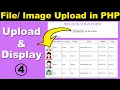 Upload Files and Images to Website in PHP PHP Tutorial Learn PHP Programming Image Upload