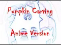 DIY Halloween Pumpkin Carving - Spooky Anime version
