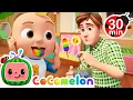 Rainbow Popsicle Song! Learn Color with JJ!  + More CoComelon Nursery Rhymes \u0026 Kids Songs