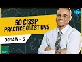 50 CISSP Practice Questions and Answers 2026 CISSP Domain 5 Prep