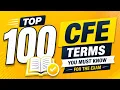 Certified Fraud Examiner CFE Exam Top 100 Key Terms and Definitions