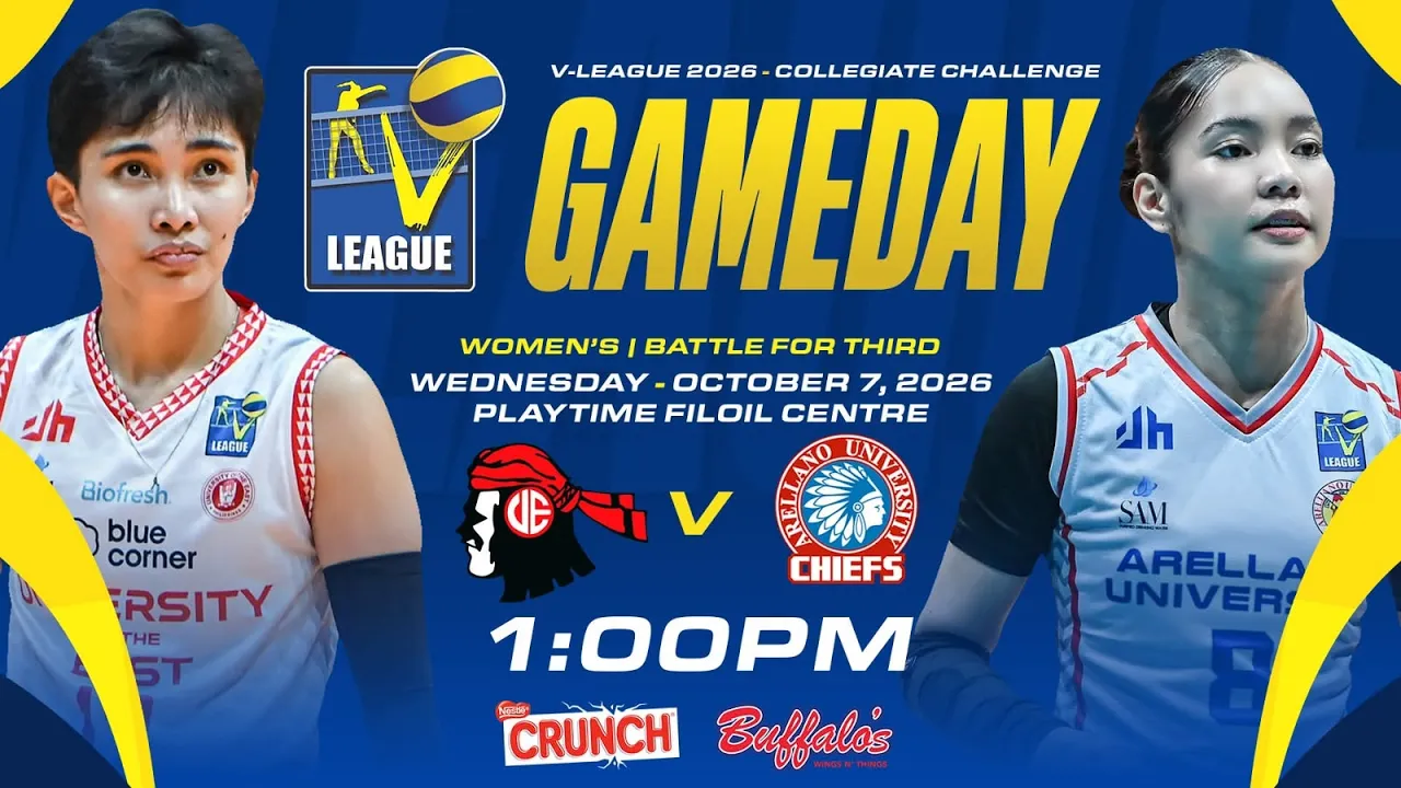 UE vs AU | Battle for Third | 2026 Women's V-League: Metro Manila Division 2026-10-07 05:57