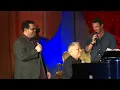 "Gaston" live - Josh Gad, Luke Evans, Alan Menken at "Beauty and the Beast" press conference