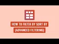 How to Filter by Sort By Advanced Filtering Smart Post