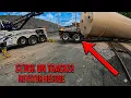 STUCK ON RAILROAD TRACKS!!!  ROTATOR vs OVERSIZED LOAD UNDER POWER LINES!!!