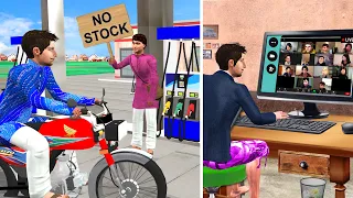 work from home fuel crisis petrol diesel moral hindi kahaniya