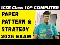 Paper Pattern Strategy for 2026 Exam Class 10th Computer