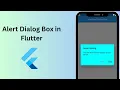 Alert Dialog Box in Flutter AlertDialog in Flutter