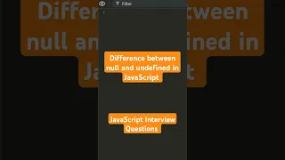 Difference between null and undefined in JavaScript
