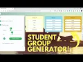 How To Use Student Group Maker www ClassroomScreen com