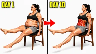 Sit For 15 Min: Focus On Lower Belly BURN 🔥
