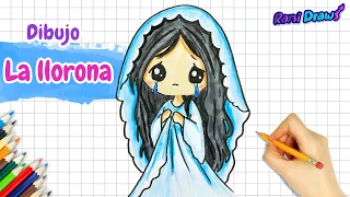Cómo dibujar a LA LLORONA | Dibujos fáciles paso a paso.
