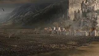 اقوى مشاهد فيلم سيد الخواتم معركة ميناس تيريث الأسطورية عودة الملك Lord Of The Rings  اقوى مشاهد فيلم سيد الخواتم معركة ميناس تيريث الأسطورية عودة الملك Lord Of The Rings