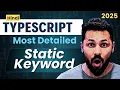 TypeScript Tutorial in Hindi static keyword