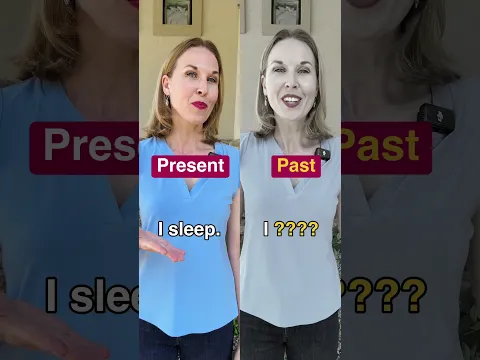 Present Tense vs Past Tense in English #ESL #IELTS #grammar