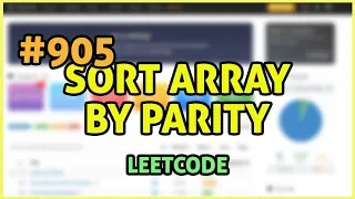 LeetCode Problem 905 Sort Array By Parity Java