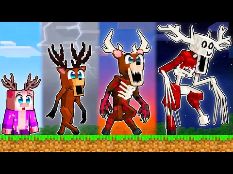 Video Thumbnail: Vylepšování JELENÍHO MONSTRA na JELENÍHO BOHA v Minecraftu!