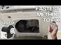 Fastest Way to Replace LG Washer Drain Pump - Repair from Underneath