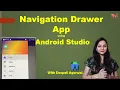 Navigation Drawer Activity in Android Studio Android Development Tutorial 2020