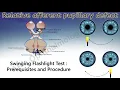 Pupil 3 How to Perform the Swinging Flashlight Test