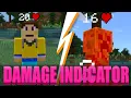 How To Get A Damage Indicator in MCPE 1 17 - Minecraft Bedrock Edition Java Damage Indicator