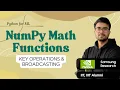 4 8 Built-In Math Functions in NumPy NumPy in Hindi