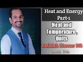 Chapter 6 - Heat and Energy Part-1 Concept of Heat and Temperature and it s units ICSE Grade 9