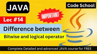 Bitwise Logical operators in Java Java full course in hindi Java Tutorial