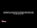 Travis Scott - Coordinate (lyrics)