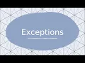 Java interview questions Exceptions Answers with examples