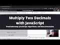 Multiply Two Decimals with JavaScript Basic JavaScript freeCodeCamp tutorial
