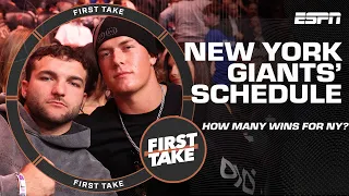 How many games will the Giants win this season Breaking down New York s schedule First Take