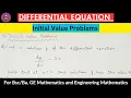 Lec - 5 Differential Equation Initial Value Problems