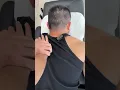 The loudest crack in the shoulder blade region I ve ever heard